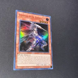 Yugioh TCG Spearhead Of The Ashened City Super Rare LEDE-EN091 NM 1st Edition - Image 2