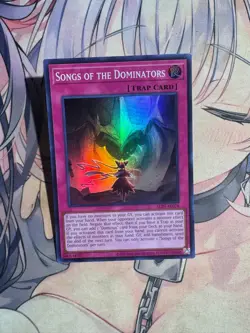 Yugioh Asian English Songs of the Dominators ALIN-AE078 Super rare NM - Image 1
