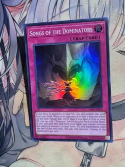 Yugioh Asian English Songs of the Dominators ALIN-AE078 Super rare NM - Image 5
