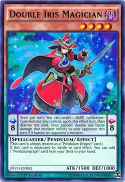 Double Iris Magician - PEVO-EN003 - NM - Ultra Rare - 1st ed - Yugioh - Image 1
