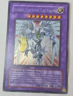 YuGiOh Elemental Hero Shining Flare Wingman - 1st Ed - Ultimate - EEN-EN036 - Image 2