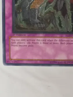 Yugioh Life Equalizer 1st Edition Ultimate Rare - Image 4