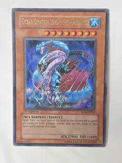 Yugioh OCEAN DRAGON LORD NEO-DAEDALUS 1st Ed Ultra Rare Holo - Image 1