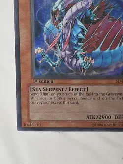 Yugioh OCEAN DRAGON LORD NEO-DAEDALUS 1st Ed Ultra Rare Holo - Image 2