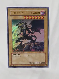 Yugioh Red-Eyes B. Dragon YAP1-EN002 Ultra Rare PSA Near- Mint - Image 1