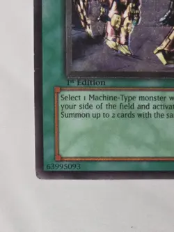 Yugioh! Machine Duplication RDS-EN041, Rare, 1st Edition - MISPRINT Low-ink Fade - Image 2