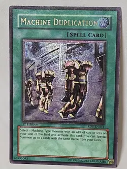 Yugioh! Machine Duplication RDS-EN041, Rare, 1st Edition - MISPRINT Low-ink Fade - Image 4
