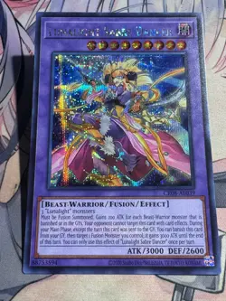 Yugioh Asian English CR08-AE039 Lunalight Sabre Dancer Secret rare NM - Image 5