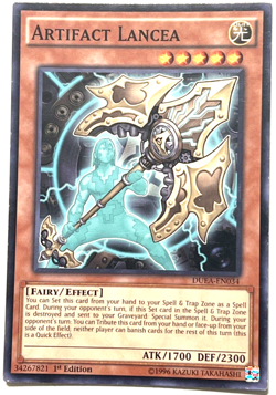 YuGiOh! - Artifact Lancea - DUEA-EN034 - 1st Edition - Common - Image 1