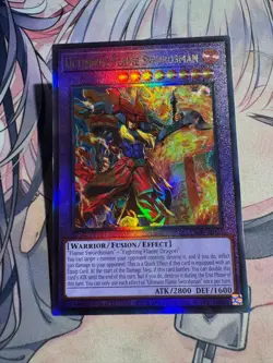 Yugioh Asian English CR08-AE040 Ultimate Flame Swordsman Ultimate rare Near Mint - Image 5