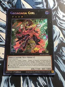 Gagagaga Girl Secret Rare DUAD-EN043 Yugioh - Image 1
