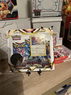 Factory Sealed Pokemon Astral Radiance Booster Pack Set with Promo Card & Coin - Image 1