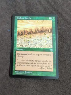 Fallow Earth - Magic the Gathering MTG Mirage Single Card - Image 1
