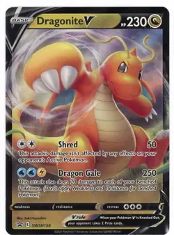 Dragonite V SWSH154 SWSH: Sword & Shield Promo Cards Holo - Image 1