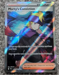 Pokemon Mortys Conviction Full Art Temporal Forces 201/162 - Image 1