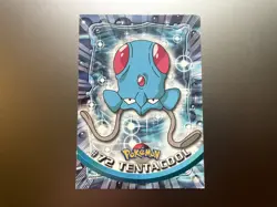 #72 Tentacool - Pokémon Topps Trading Card Series 1 - Image 1