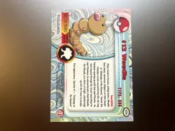 #13 Weedle - Pokémon Topps Trading Card Series 1 - Image 2