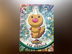 #13 Weedle - Pokémon Topps Trading Card Series 1 - Image 3