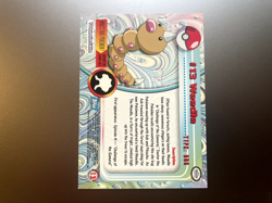 #13 Weedle - Pokémon Topps Trading Card Series 1 - Image 4