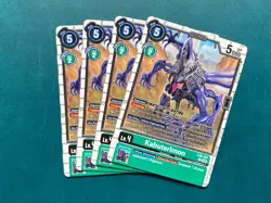 Kabuterimon EX9-037 Playset Versus Monsters Digimon Card Game x4 - Image 1