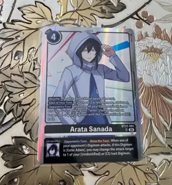 Digimon Card Game Arata Sanada BT22-091 SR Cyber Eden - Image 1