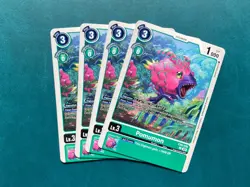 Pomumon EX9-036 Playset Versus Monsters Digimon Card Game x4 - Image 1