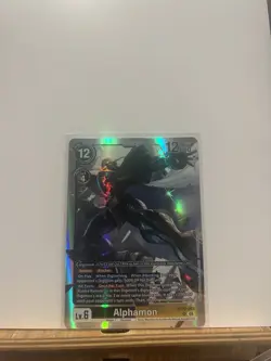 Digimon Card Game Alphamon BT22-063 SR Cyber Eden - Image 1