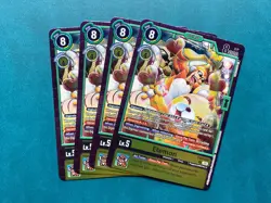 Etemon EX9-031 Playset Versus Monsters Digimon Card Game x4 - Image 1