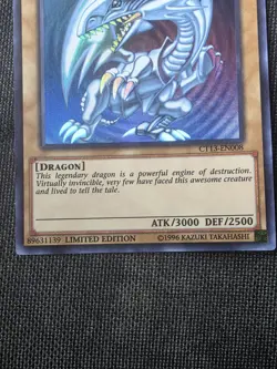 Yu-Gi-Oh Blue-Eyes White Dragon TCG Card CT13-EN008 Limited Edition - Image 2