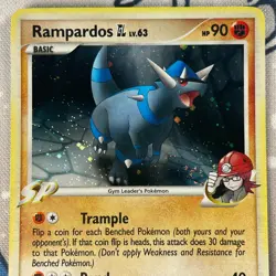 Rampardos GL 11/111 Holo Rare Platinum Rising Rivals Pokemon Card 2009 NM/LP - Image 2