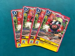 Nanimon EX9-028 Playset Versus Monsters Digimon Card Game x4 - Image 1