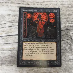 Magic The Gathering MTG Sorceress Queen Arabian Nights MP Good Ungraded - Image 1