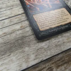 Magic The Gathering MTG Yawgmoth Demon Antiquities LP Excellent Ungraded - Image 2