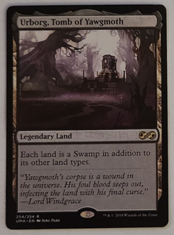 Urborg, Tomb of Yawgmoth MTG UMA 254 LP EDH Staple Black Land Rare - Image 1