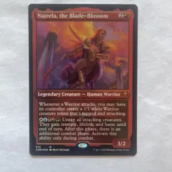 MTG FOIL Najeela, the Blade-Blossom Foil Etched - Commander Legends #514 - Image 1