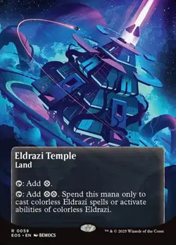 Eldrazi Temple (#59) - Foil Extended Art EOS NM MTG - Image 1