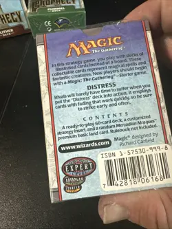 DISTRESS PROPHECY THEME DECK MAGIC THE GATHERING MTG VINTAGE 2000 SEALED A - Image 3