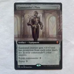 Commander's Plate (Extended Art) - Near Mint MTG Commander Legends - Image 1