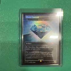 MTG Secret Lair Chaos Emerald (Lotus Petal) Blue Foil 7033, Actual Card In Pics - Image 1