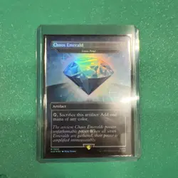 MTG Secret Lair Chaos Emerald (Lotus Petal) Blue Foil 7033, Actual Card In Pics - Image 2