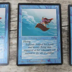LOT OF 4 Magic The Gathering MTG Flying Men Arabian Nights 1993 MP Good Ungraded - Image 4