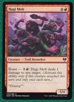 Hagi Mob - Kaldheim KHM #140 - Magic: The Gathering MTG Card - Image 3