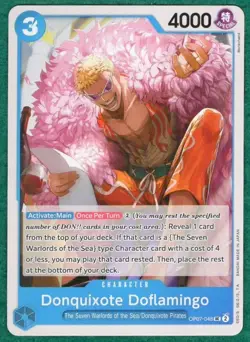 Donquixote Doflamingo - 500 Years In The Future OP07-048 - One Piece CCG Card - Image 3