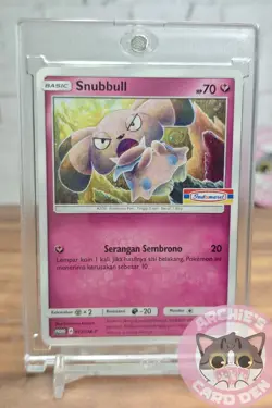 Pokemon Card Indonesia Snubbull Indomaret Promo Stamp 012/SM-P NEARMINT - Image 1