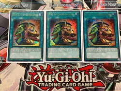 3x Pot Of Extravagance Ultra Rare 1st Edition RA01-EN059 Yugioh Playset - Image 1