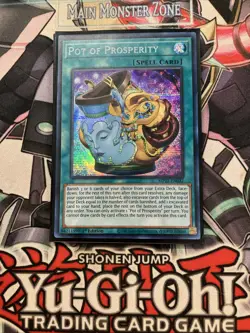 Pot Of Prosperity Prismatic Secret Rare 1st Edition RA01-EN037 Yugioh - Image 1