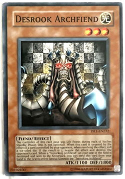 YuGiOh! - Desrook Archfiend - DR1-EN232 - Unlimited - Common - Image 1
