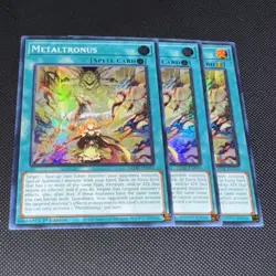 Yugioh TCG Metaltronus LEDE-EN069 Playset Super Rare NM - Image 1