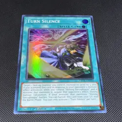 Yugioh TCG Turn Silence NM Super Rare LEDE-EN053 - Image 1