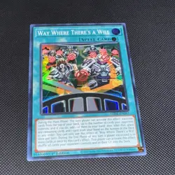 Yugioh TCG Way Where There's A Will NM Super Rare LEDE-EN067 - Image 1